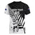 Custom New Zealand Cricket Women V Neck T Shirt With Maori Pattern