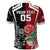 New Zealand And England Rugby Custom Polo Shirt Maori Tiki With Red Rose Together