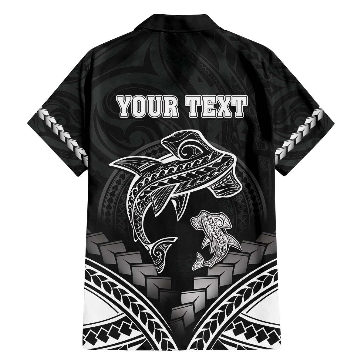 Personalised Happy Father's Day Family Matching Summer Maxi Dress and Hawaiian Shirt I Love You Dad Polynesian Style LT05 - Polynesian Pride