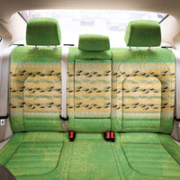Hawaii Humuhumu Fish Maile Pikake Lei Back Car Seat Cover Tribal Tapa Green Version LT05 - Polynesian Pride