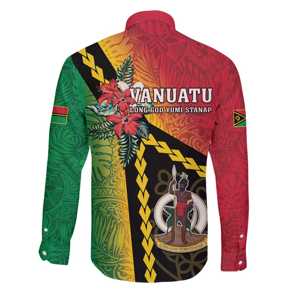 Happy Vanuatu Constitution Day Family Matching Summer Maxi Dress and Hawaiian Shirt Flag Style With Sand Drawing Pattern LT05 - Polynesian Pride