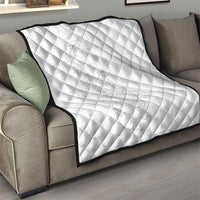Tokelau White Sunday Quilt Elegant Hibiscus Polynesian Tribal Pattern LT05 - Polynesian Pride