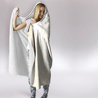 Tonga White Sunday Hooded Blanket Lotu Tamaiti Tongan Kupesi Pattern LT05 - Polynesian Pride