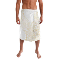 Tonga White Sunday Lavalava Lotu Tamaiti Tongan Kupesi Pattern LT05 Beige - Polynesian Pride