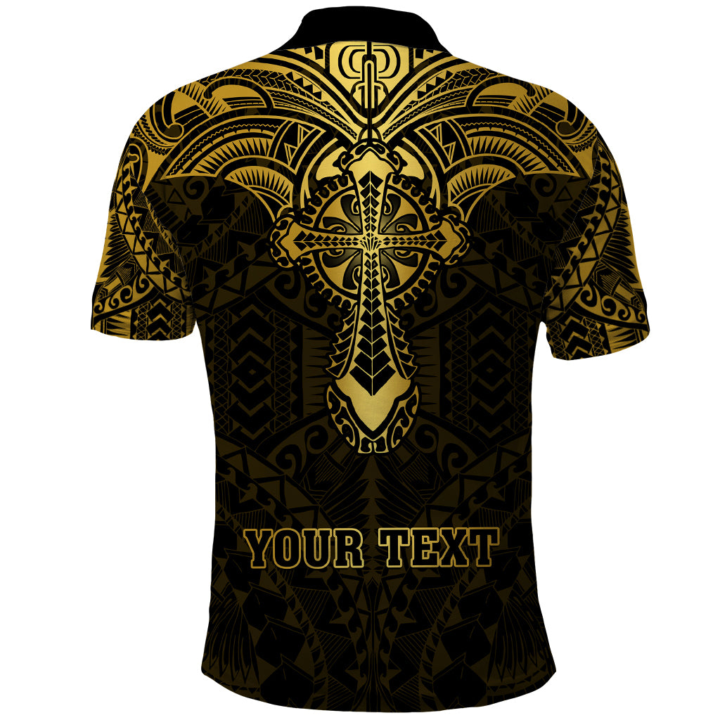 Personalized Polynesia Polo Shirt With Christian Cross LT05 - Polynesian Pride