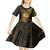 Polynesia Kid Short Sleeve Dress With Hindu Om Symbol LT05 - Polynesian Pride