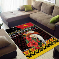 Papua New Guinea Christmas Area Rug Bird Of Paradise Hamamas Krismas LT05 - Polynesian Pride