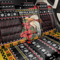Papua New Guinea Christmas Back Car Seat Cover Bird Of Paradise Hamamas Krismas LT05 - Polynesian Pride