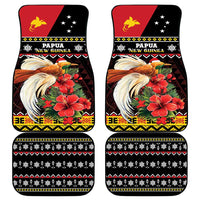 Papua New Guinea Christmas Car Mats Bird Of Paradise Hamamas Krismas LT05 - Polynesian Pride