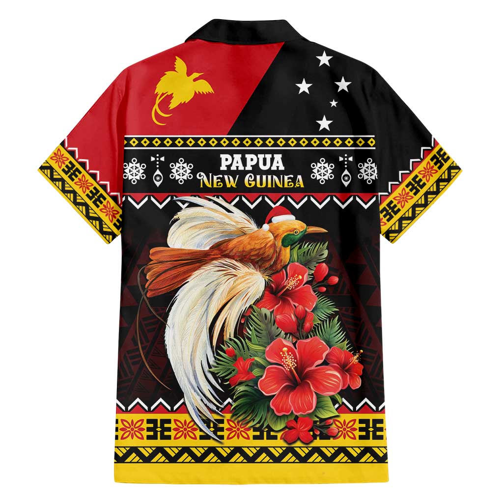 Papua New Guinea Christmas Family Matching Off Shoulder Maxi Dress and Hawaiian Shirt Bird Of Paradise Hamamas Krismas LT05 - Polynesian Pride