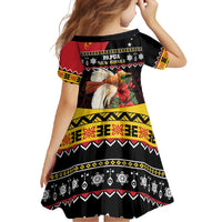 Papua New Guinea Christmas Family Matching Short Sleeve Bodycon Dress and Hawaiian Shirt Bird Of Paradise Hamamas Krismas LT05 - Polynesian Pride