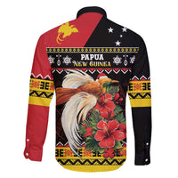 Papua New Guinea Christmas Family Matching Short Sleeve Bodycon Dress and Hawaiian Shirt Bird Of Paradise Hamamas Krismas LT05 - Polynesian Pride
