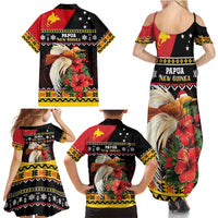 Papua New Guinea Christmas Family Matching Summer Maxi Dress and Hawaiian Shirt Bird Of Paradise Hamamas Krismas LT05 - Polynesian Pride