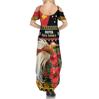 Papua New Guinea Christmas Family Matching Summer Maxi Dress and Hawaiian Shirt Bird Of Paradise Hamamas Krismas LT05 - Polynesian Pride
