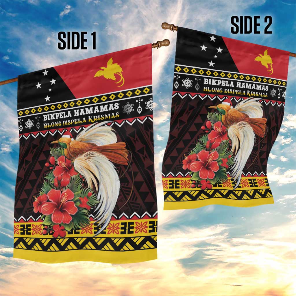 Papua New Guinea Christmas Garden Flag Bird Of Paradise Hamamas Krismas LT05 - Polynesian Pride