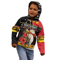 Papua New Guinea Christmas Kid Hoodie Bird Of Paradise Hamamas Krismas LT05 - Polynesian Pride