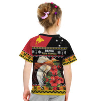 Papua New Guinea Christmas Kid T Shirt Bird Of Paradise Hamamas Krismas LT05 - Polynesian Pride