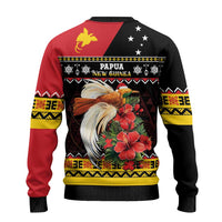 Papua New Guinea Christmas Ugly Christmas Sweater Bird Of Paradise Hamamas Krismas LT05 - Polynesian Pride
