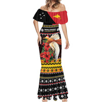 Papua New Guinea Christmas Mermaid Dress Bird Of Paradise Hamamas Krismas LT05 - Polynesian Pride