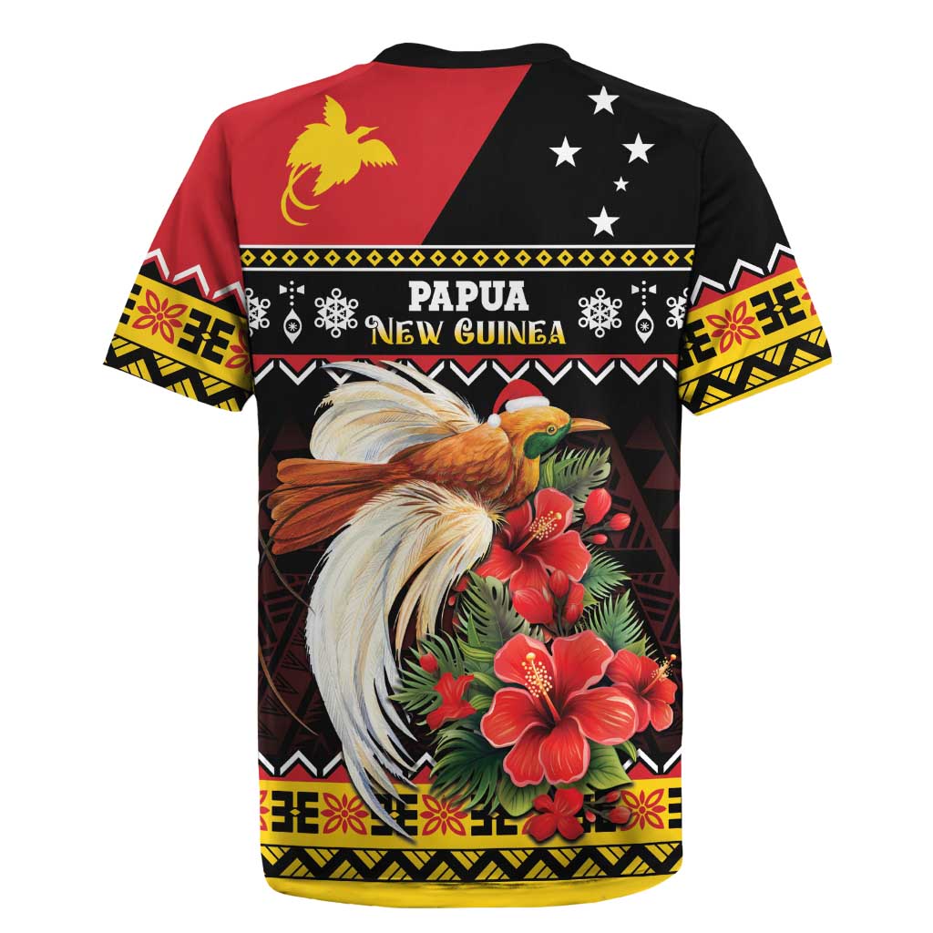 Papua New Guinea Christmas Rugby Jersey Bird Of Paradise Hamamas Krismas LT05 - Polynesian Pride