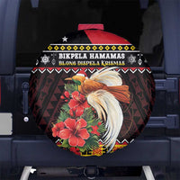 Papua New Guinea Christmas Spare Tire Cover Bird Of Paradise Hamamas Krismas LT05 - Polynesian Pride