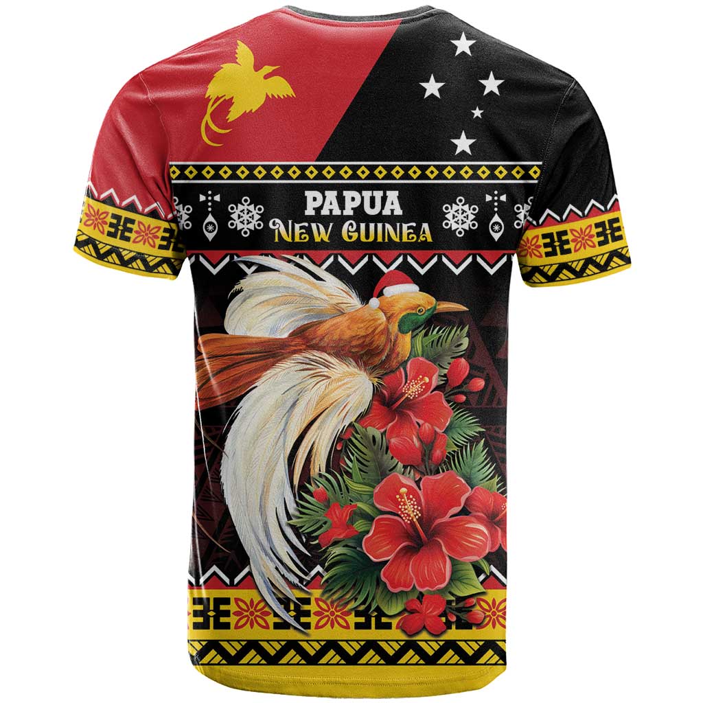 Papua New Guinea Christmas T Shirt Bird Of Paradise Hamamas Krismas LT05 - Polynesian Pride
