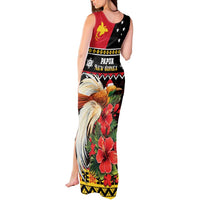Papua New Guinea Christmas Tank Maxi Dress Bird Of Paradise Hamamas Krismas LT05 - Polynesian Pride