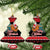 New Zealand Christmas Ceramic Ornament Funny Santa Riding Kiwi Meri Kirihimete