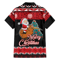 New Zealand Christmas Hawaiian Shirt Funny Santa Riding Kiwi Meri Kirihimete LT05 - Polynesian Pride