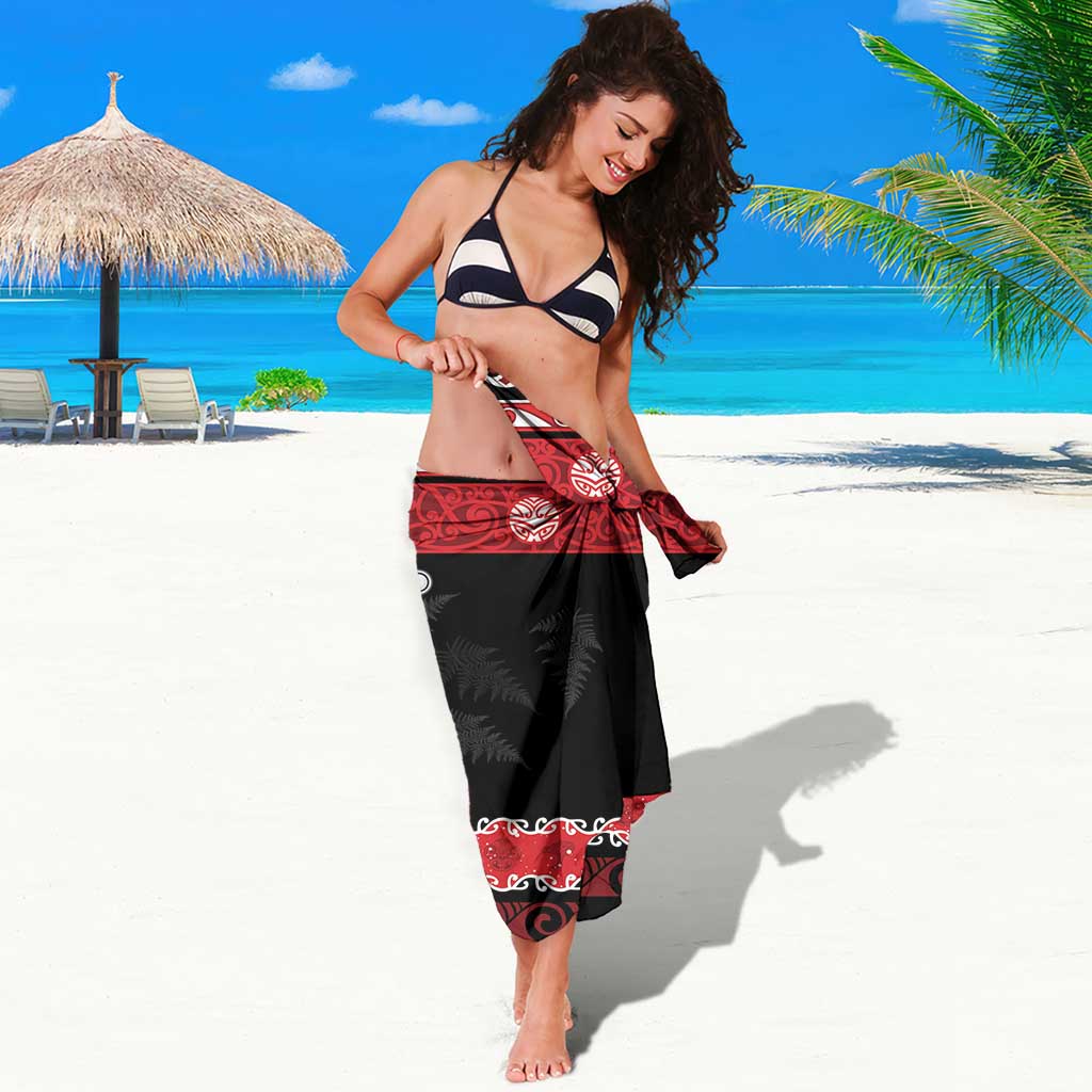 New Zealand Christmas Sarong Funny Santa Riding Kiwi Meri Kirihimete LT05 - Polynesian Pride