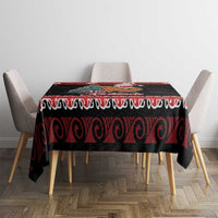 New Zealand Christmas Tablecloth Funny Santa Riding Kiwi Meri Kirihimete LT05 - Polynesian Pride