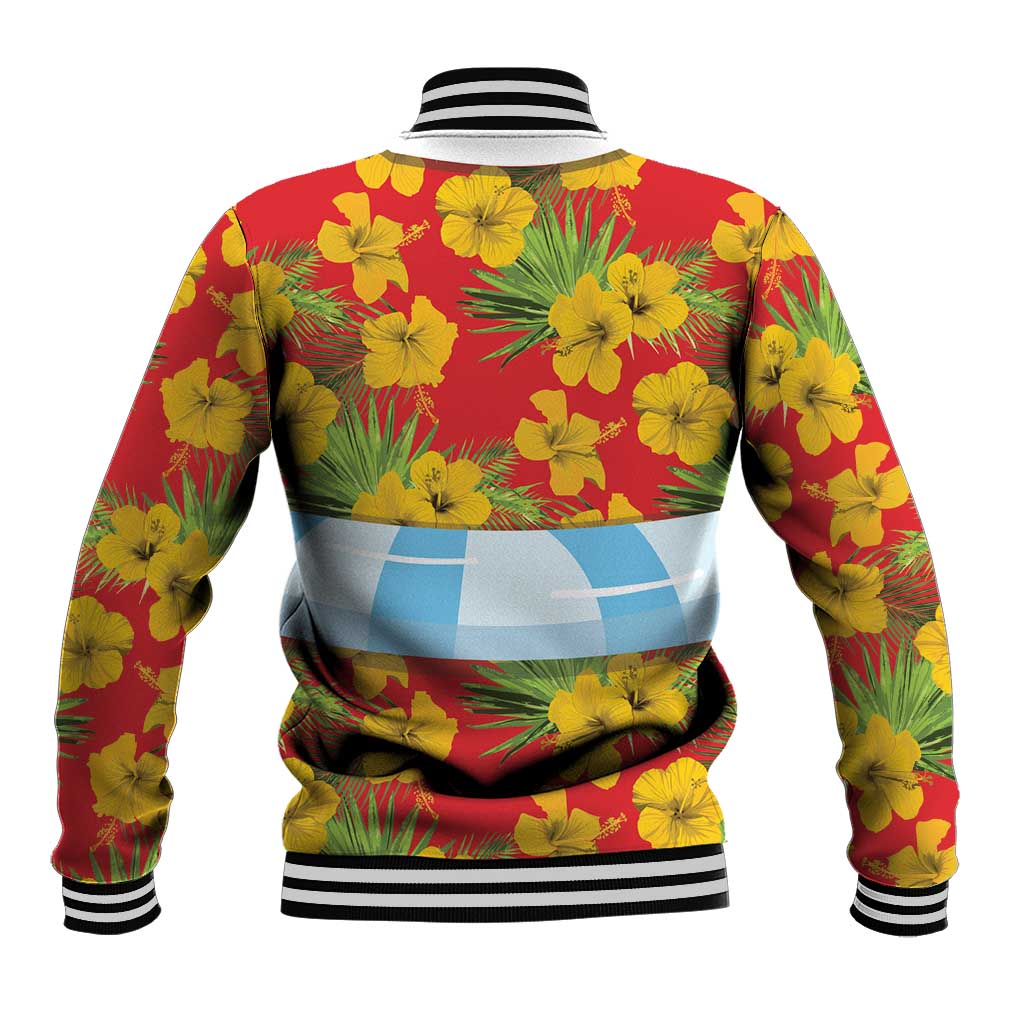 Polynesia Santa Claus Costume Baseball Jacket Tropical Vibe LT05 - Polynesian Pride