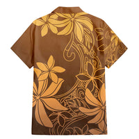 Tiare Tahiti Family Matching Mermaid Dress and Hawaiian Shirt Brown Polynesia Motifs LT05 - Polynesian Pride