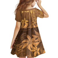 Tiare Tahiti Family Matching Tank Maxi Dress and Hawaiian Shirt Brown Polynesia Motifs LT05 - Polynesian Pride