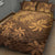 Tiare Tahiti Quilt Bed Set Brown Polynesia Motifs - Polynesian Pride