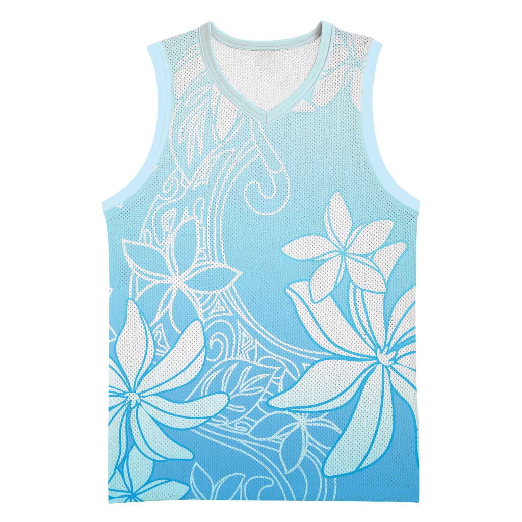 Tiare Tahiti Basketball Jersey Blue Polynesia Motifs LT05 Unisex Blue - Polynesian Pride