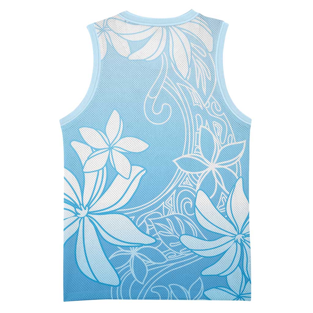 Tiare Tahiti Basketball Jersey Blue Polynesia Motifs LT05 - Polynesian Pride