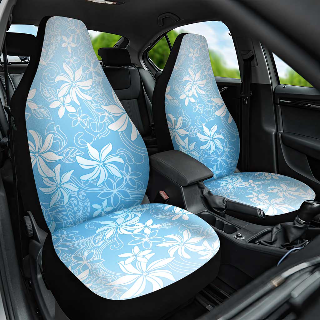 Tiare Tahiti Car Seat Cover Blue Polynesia Motifs LT05 One Size Blue - Polynesian Pride