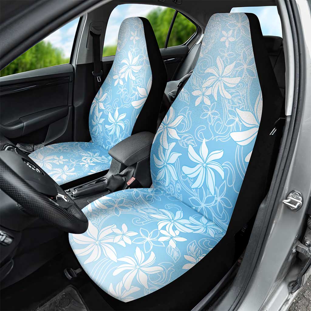 Tiare Tahiti Car Seat Cover Blue Polynesia Motifs LT05 - Polynesian Pride