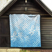 Tiare Tahiti Quilt Blue Polynesia Motifs - Polynesian Pride