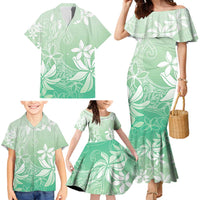 Tiare Tahiti Family Matching Mermaid Dress and Hawaiian Shirt Matcha Polynesia Motifs LT05 - Polynesian Pride