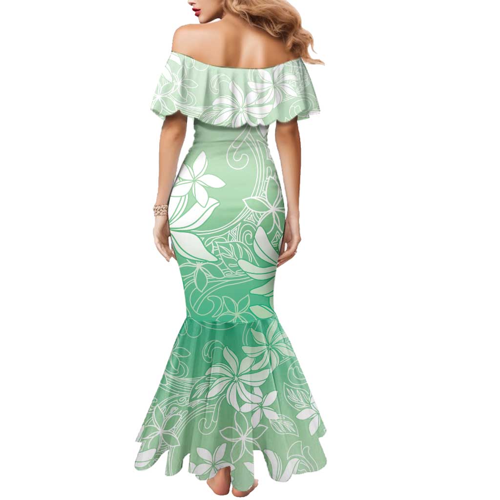 Tiare Tahiti Family Matching Mermaid Dress and Hawaiian Shirt Matcha Polynesia Motifs LT05 - Polynesian Pride