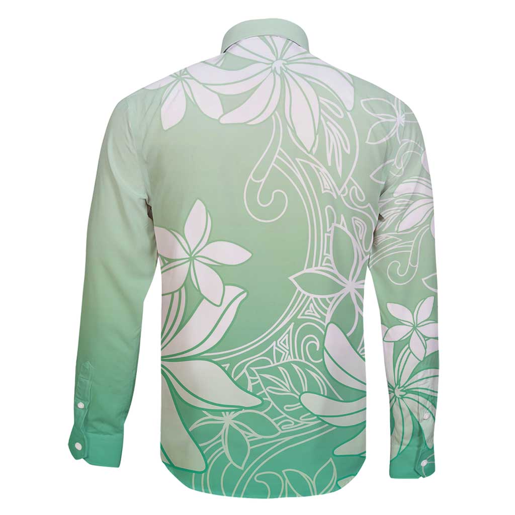 Tiare Tahiti Family Matching Off Shoulder Short Dress and Hawaiian Shirt Matcha Polynesia Motifs LT05 - Polynesian Pride