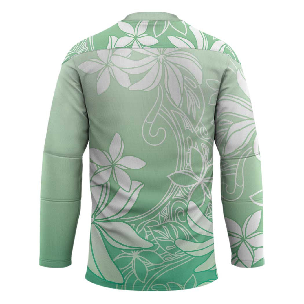 Tiare Tahiti Hockey Jersey Matcha Polynesia Motifs LT05 - Polynesian Pride