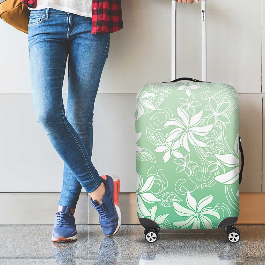 Tiare Tahiti Luggage Cover Matcha Polynesia Motifs LT05 - Polynesian Pride