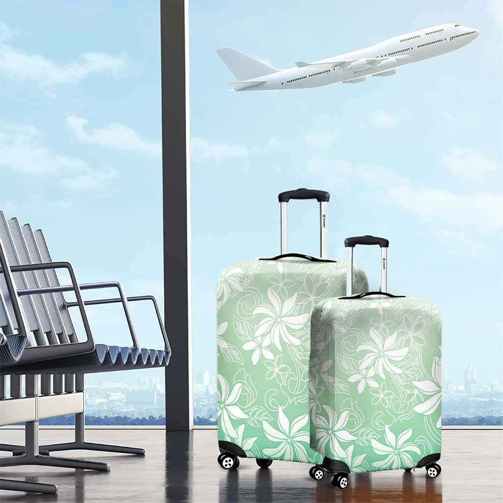 Tiare Tahiti Luggage Cover Matcha Polynesia Motifs LT05 - Polynesian Pride