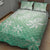 Tiare Tahiti Quilt Bed Set Matcha Polynesia Motifs - Polynesian Pride