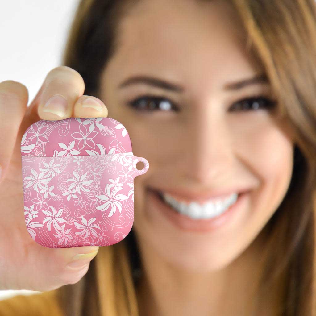Tiare Tahiti AirPods Case Pink Polynesia Motifs - Polynesian Pride