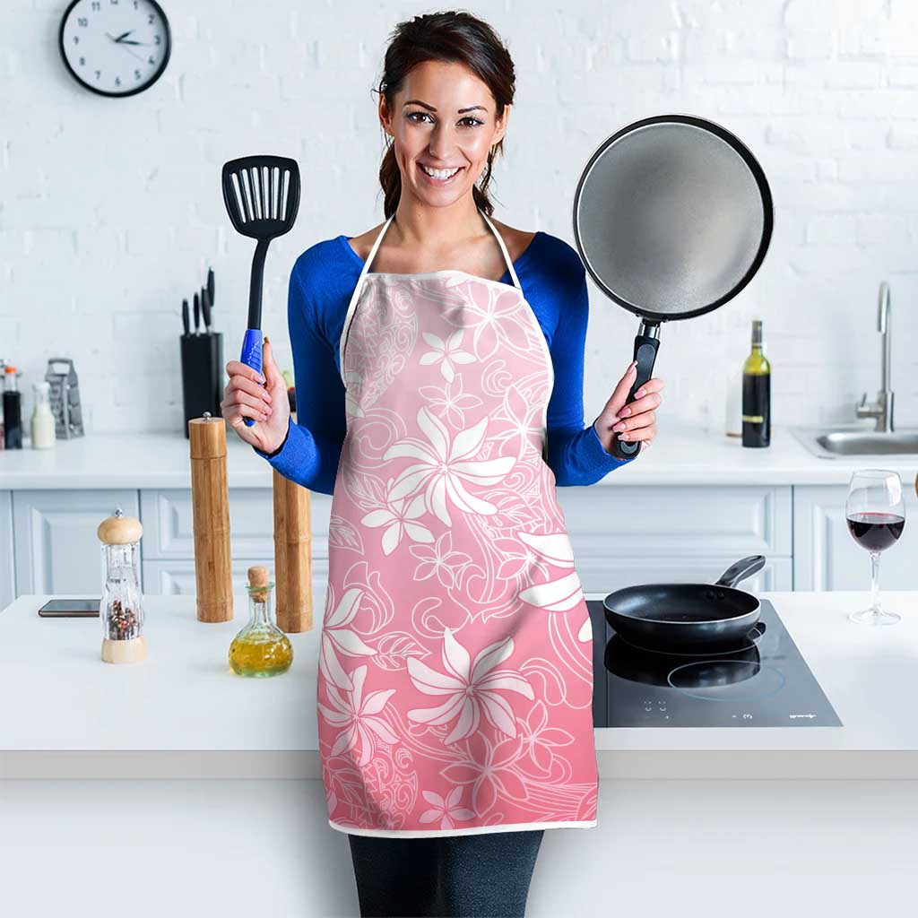 Tiare Tahiti Apron Pink Polynesia Motifs - Polynesian Pride