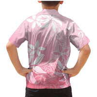 Tiare Tahiti Family Matching Mermaid Dress and Hawaiian Shirt Pink Polynesia Motifs LT05 - Polynesian Pride